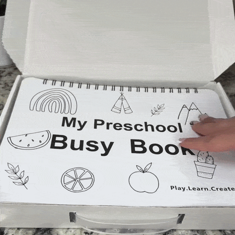 TibaToes™ Montessori Preschool Busy Book