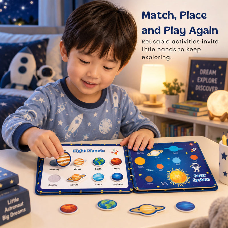 TibaToes™ Space & Body Quiet Book