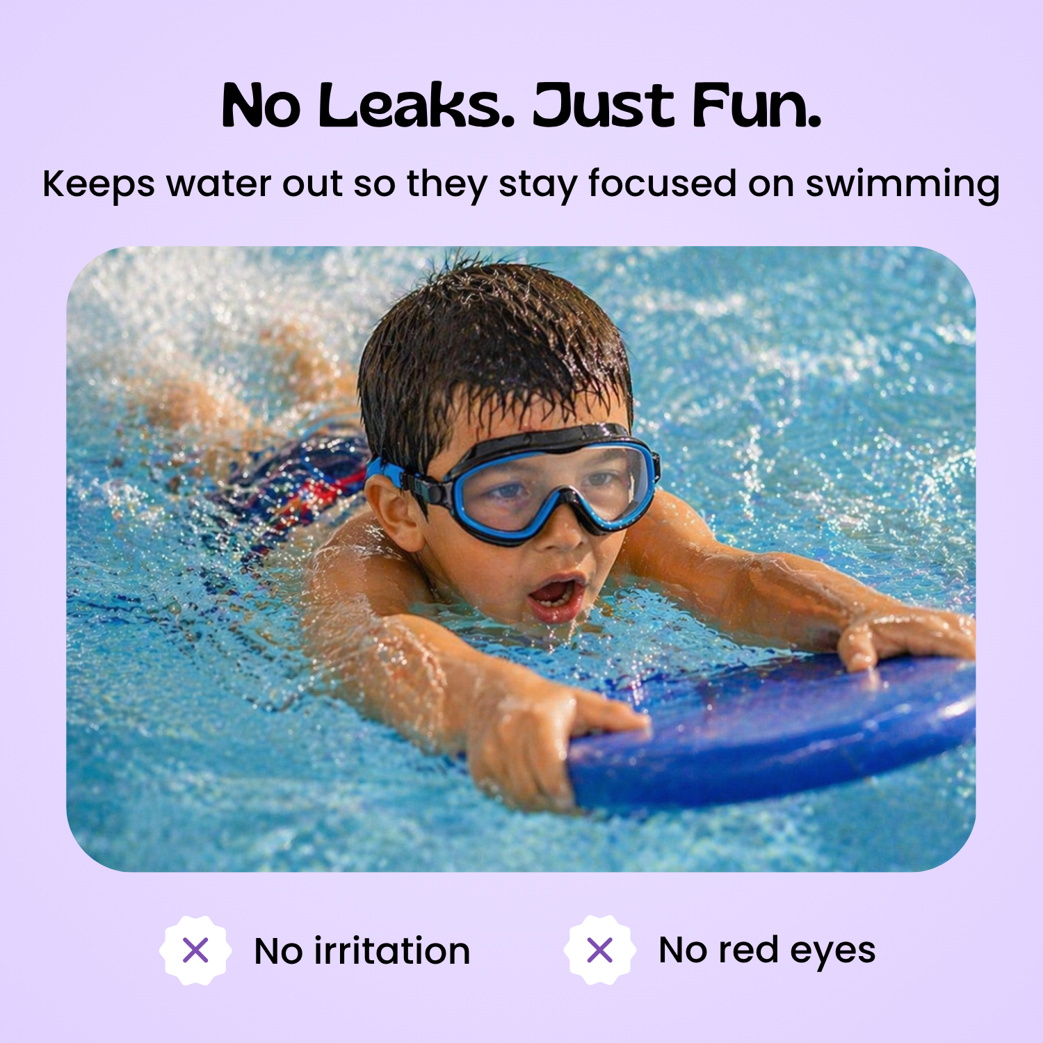 TibaToesβ’ Clip-On Swim Goggles