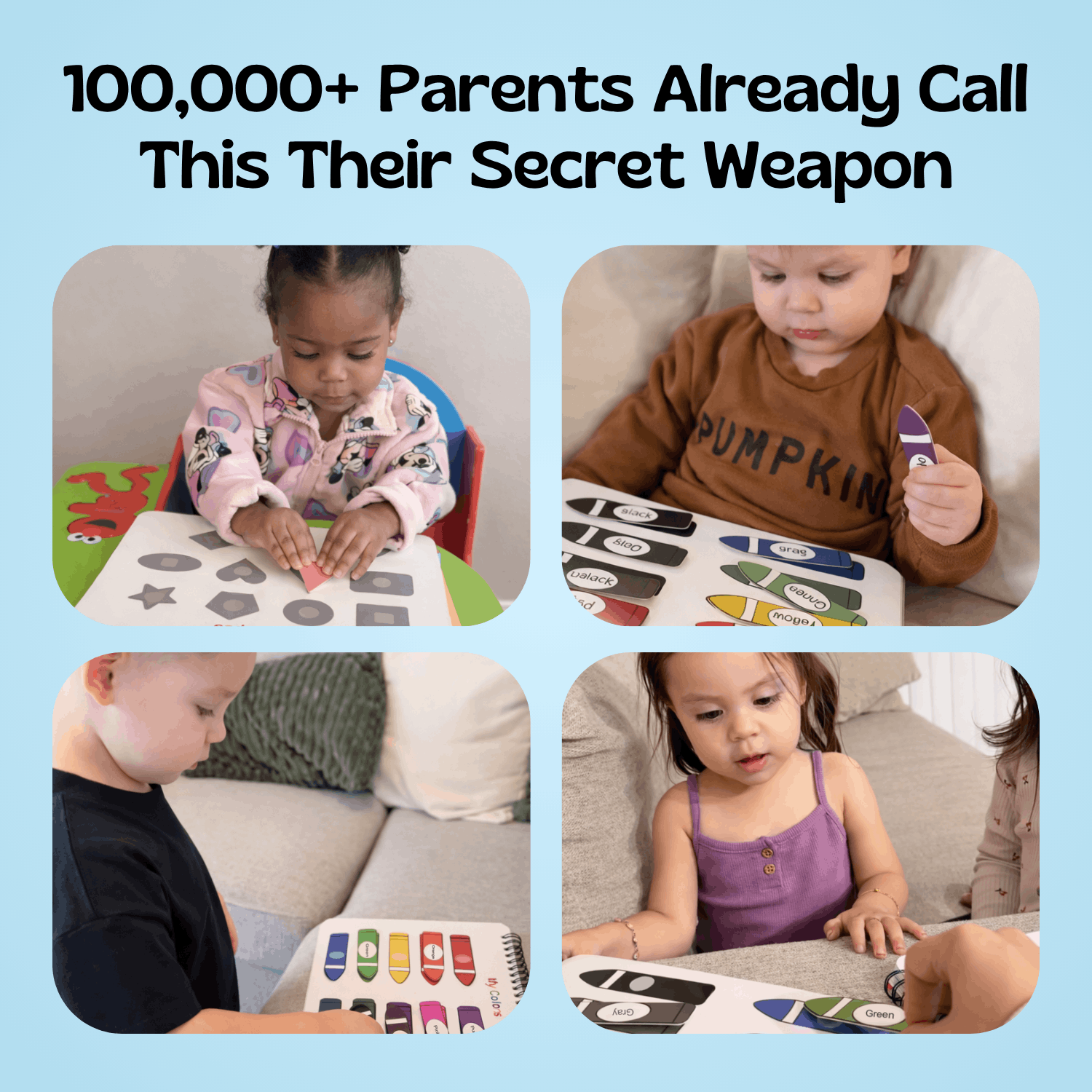 TibaToes™ Montessori Preschool Busy Book
