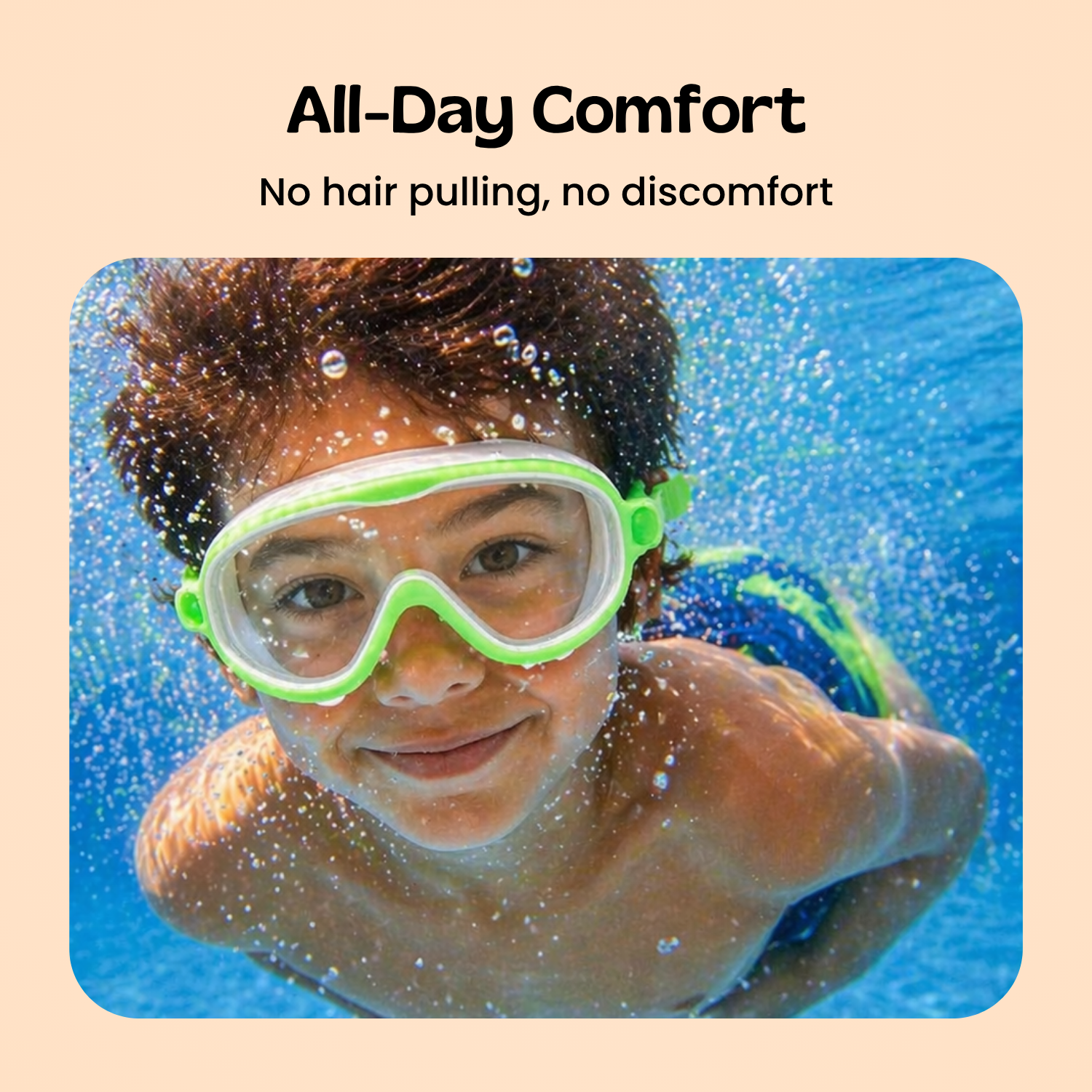 TibaToesβ’ Clip-On Swim Goggles