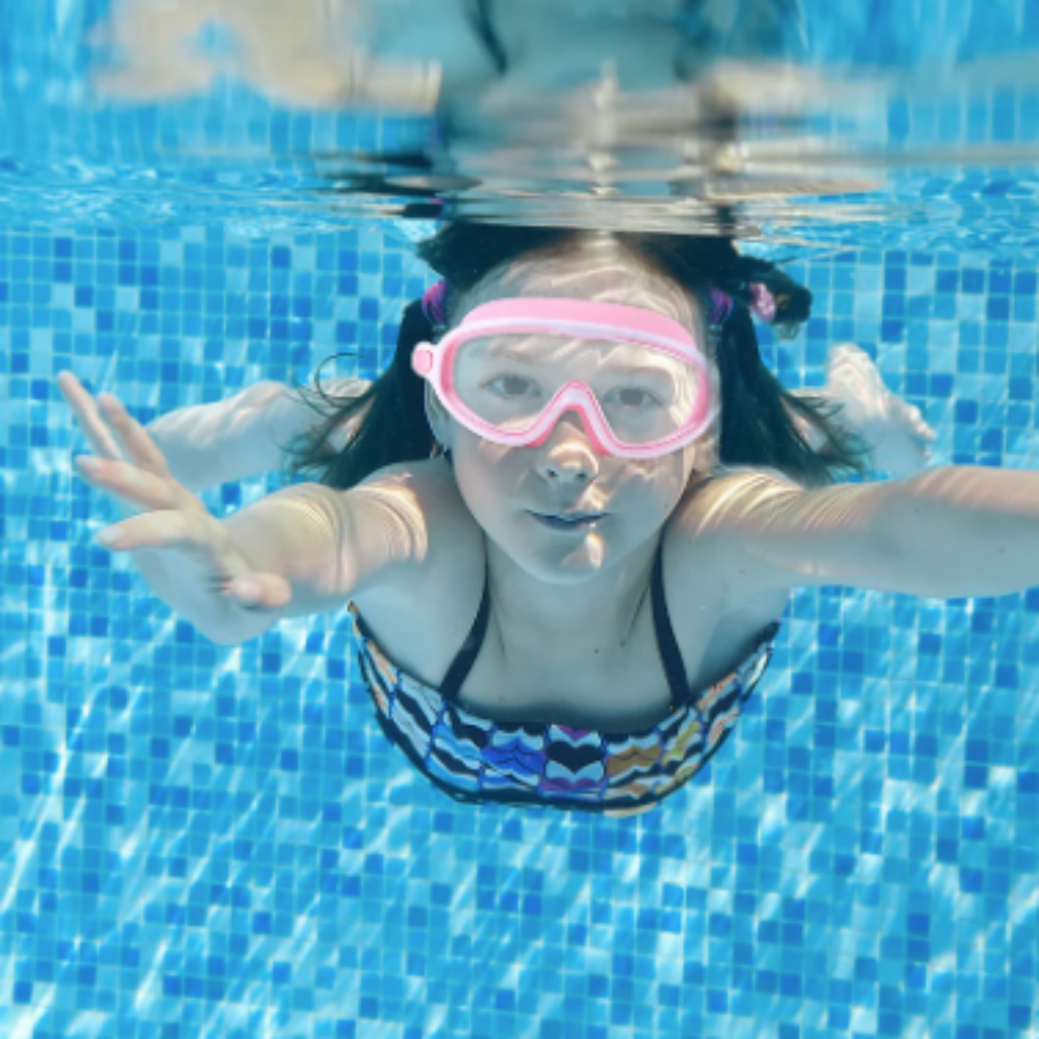 TibaToesβ’ Clip-On Swim Goggles