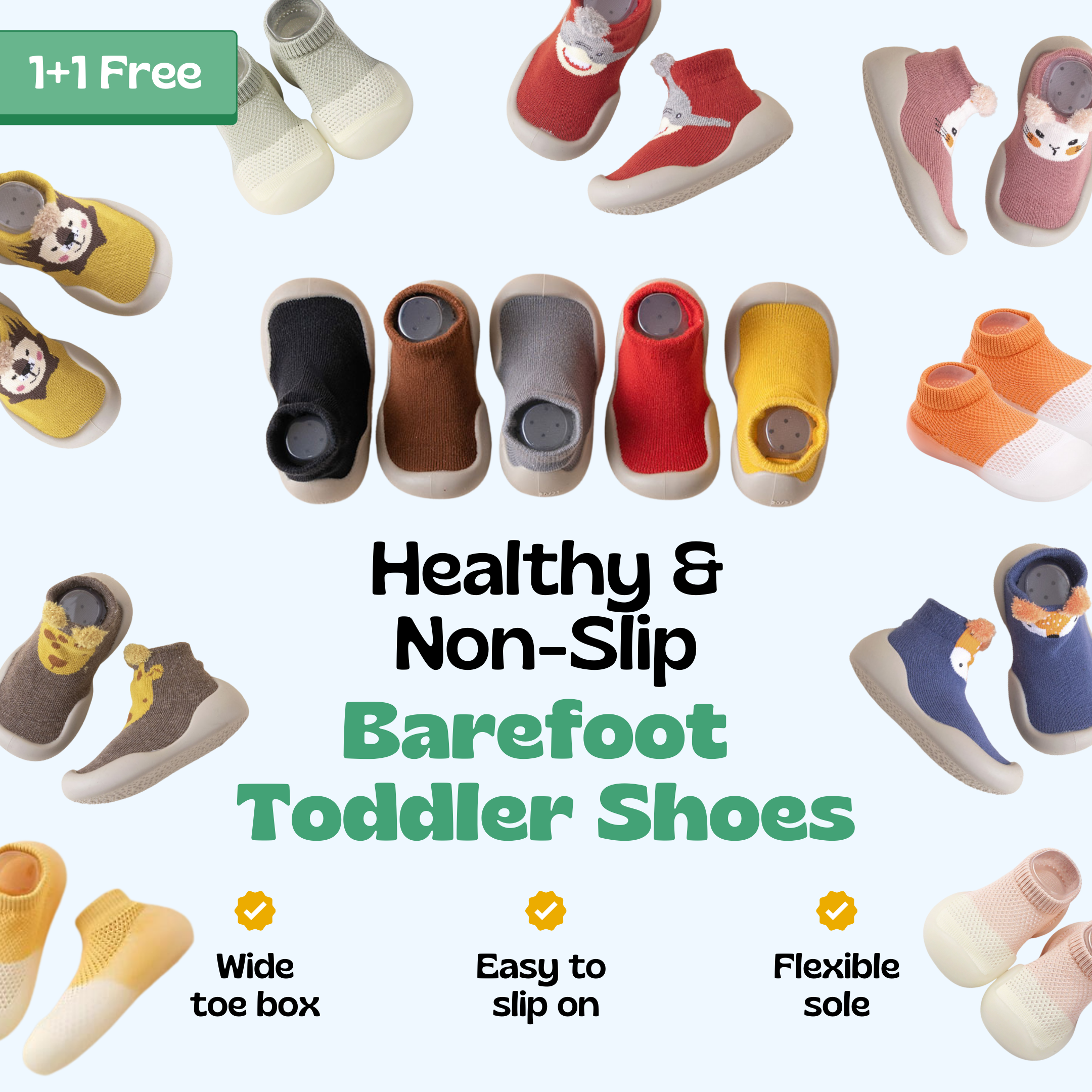 Healthy & Non-Slip Barefoot Toddler Shoes