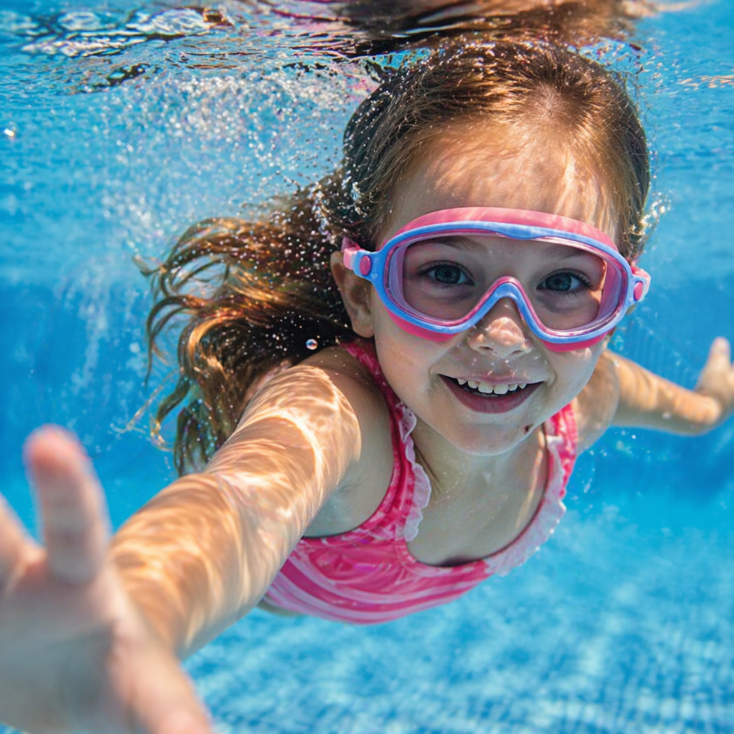 TibaToesβ’ Clip-On Swim Goggles