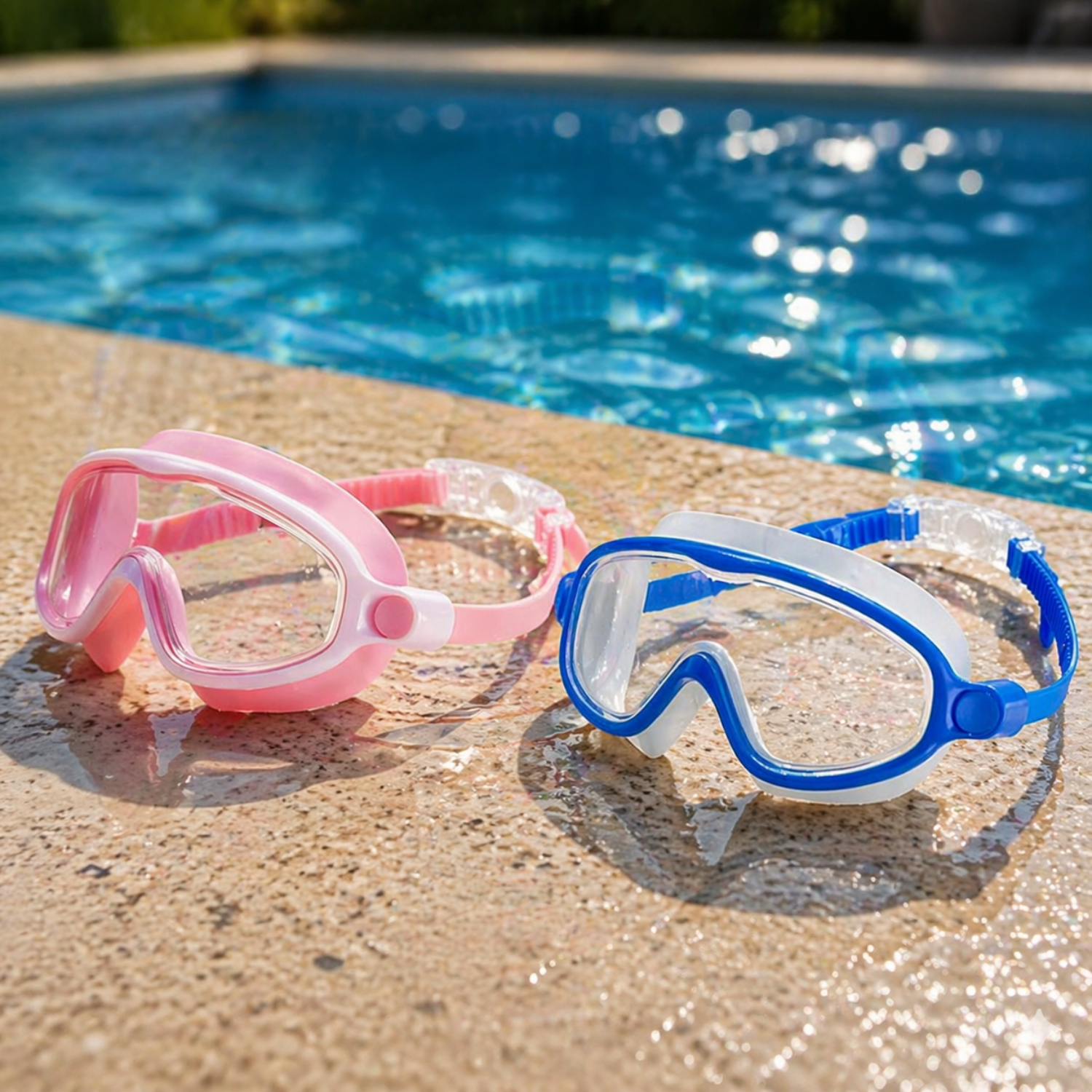 TibaToesβ’ Clip-On Swim Goggles