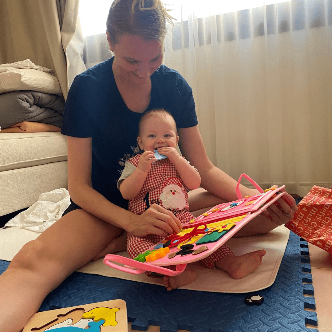 TibaToes™ Montessori Busy Board