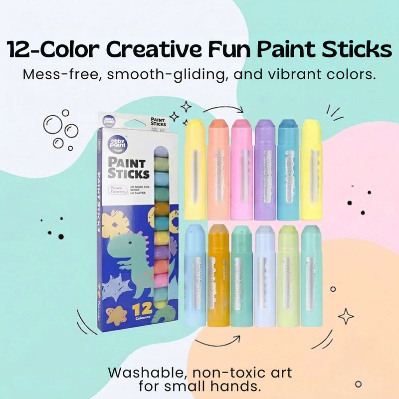 TibaToes™ RainbowGlide Washable Paint Sticks
