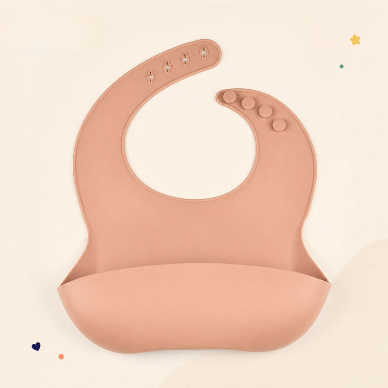 TibaToes™ PandaEar Silicone Catch Bib