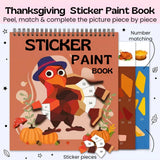 TibaToes™ StickerPaint Number Art Book