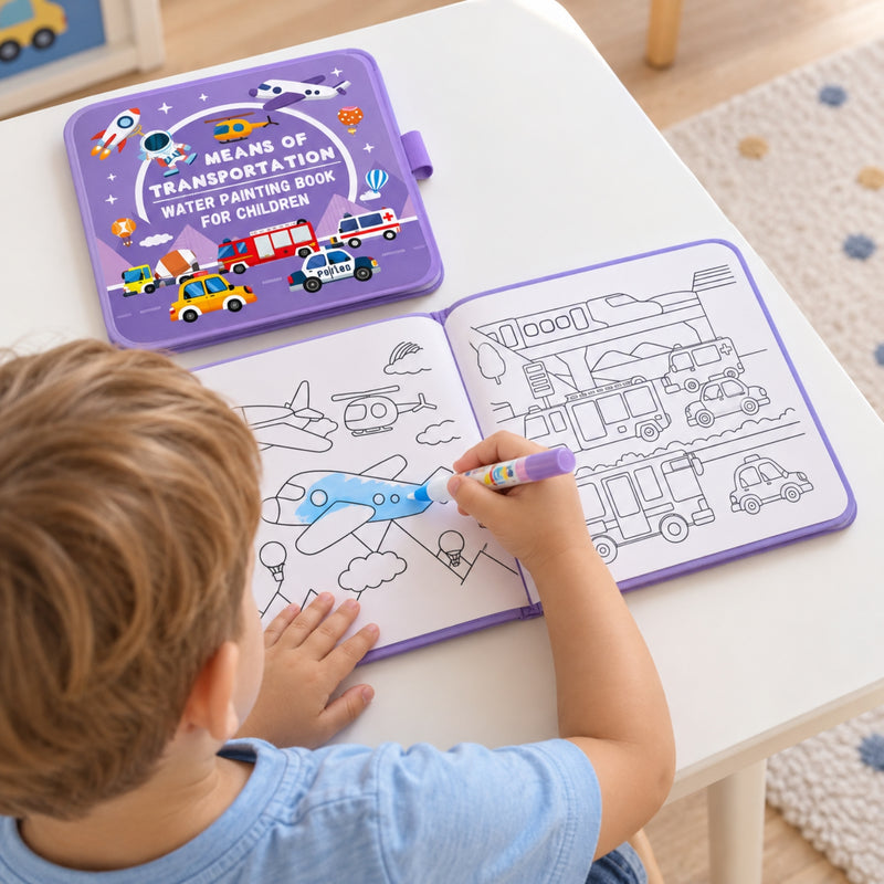 TibaToes MagicSplash Water Coloring Book