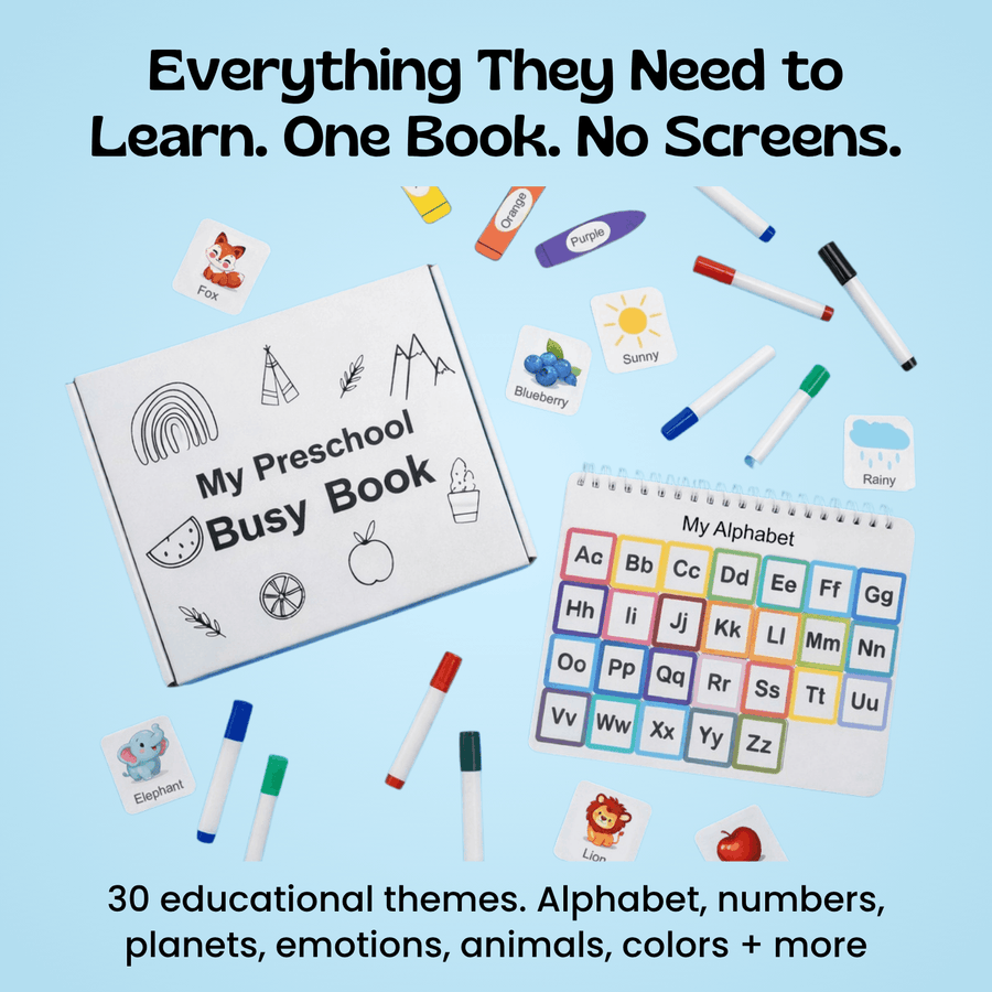 TibaToes™ Montessori Preschool Busy Book image 1