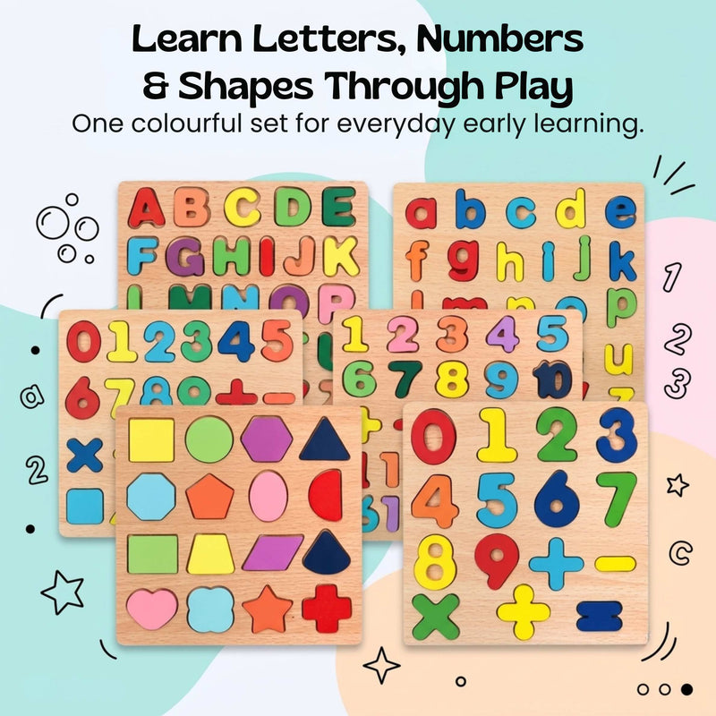 TibaToes™ Montessori Little Learners Puzzle