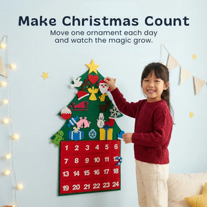 TibaToes™ Felt Christmas Countdown Tree photo 1