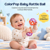 TibaToes™ ColourPop Baby Rattle Ball