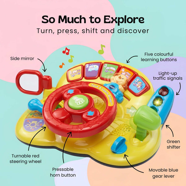 TibaToes™ LittleDriver Learning Steering Wheel