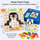TibaToes™ MosaicMind Pattern Puzzle Board