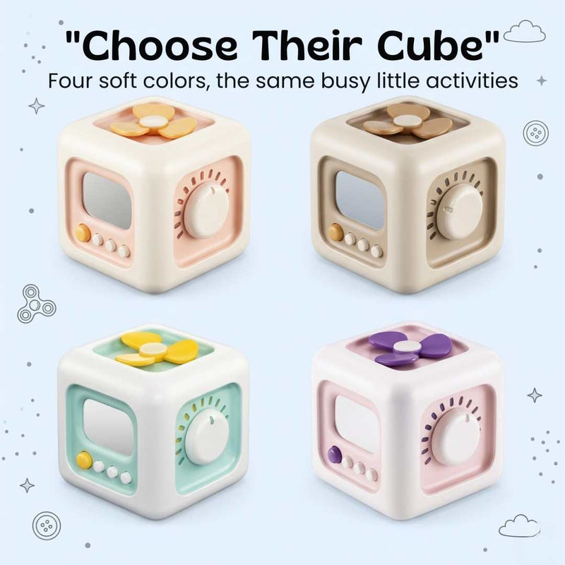 TibaToes™ Montessori Busy Cube