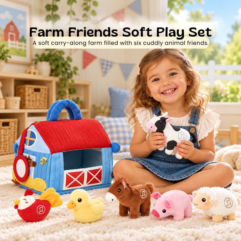 TibaToes™ Farm Friends Soft Play Set