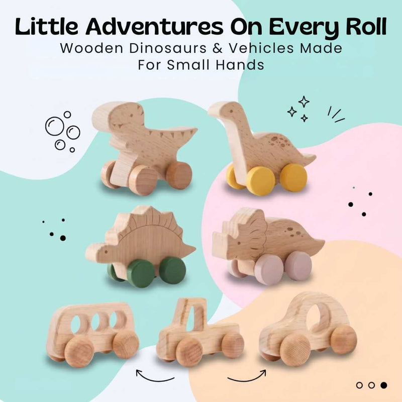 TibaToes™ Wooden Wonder Wheels