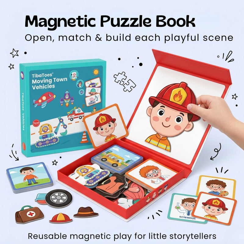TibaToes™ MixFace Magnetic Story Puzzle