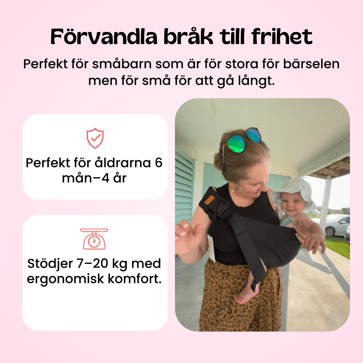 TibaToes™ TibaHug-bärsele