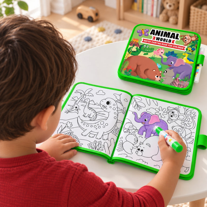 TibaToes MagicSplash Water Coloring Book