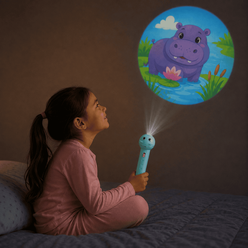 TibaToes™ Animal Story Projection Flashlight