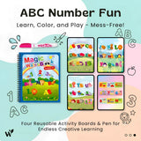 TibaToes™ Mess-Free Reusable Water Coloring Books