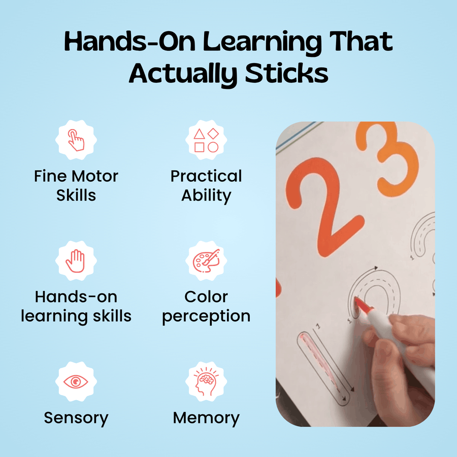 TibaToes™ Montessori Preschool Busy Book image 5