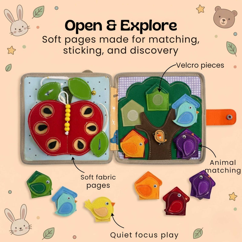 TibaToes™ BusyBuddy Fine Motor Book