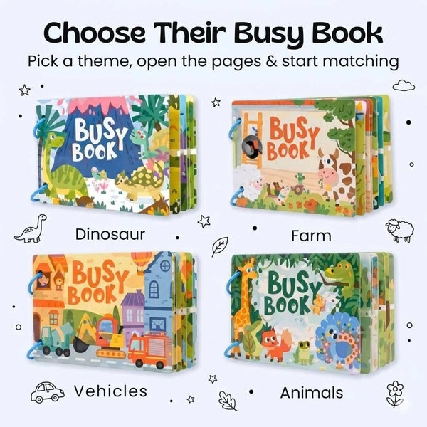 TibaToes™ Montessori Busy Book