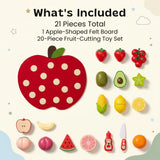 TibaToes™ ApplePatch Felt Food Sorting Board