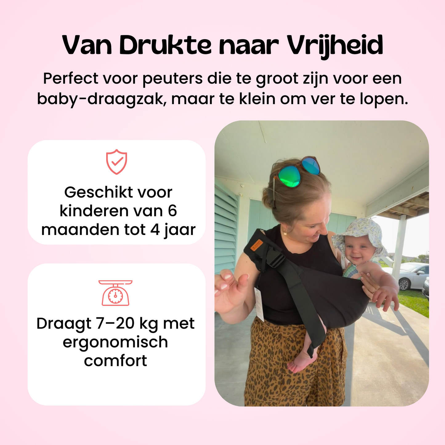 TibaToes™ TibaHug Draagzak