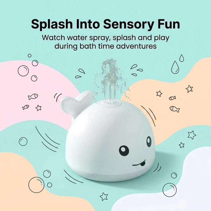TibaToes™ Light-Up Whale Splashtime Toy