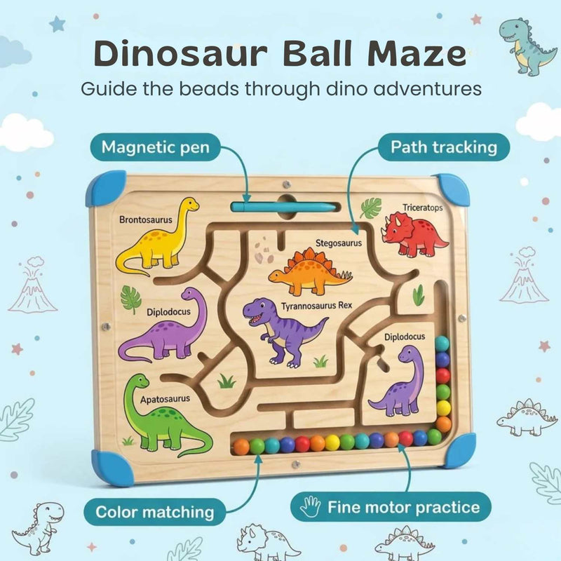 TibaToes™ MagniSort Color Maze Board