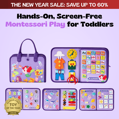 TibaToes™ Montessori Busy Board