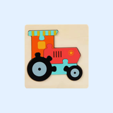 TibaToes™ Shape & Learn Wooden Puzzle