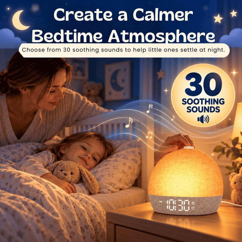 TibaToes™ SunriseGlow Sound Alarm Clock