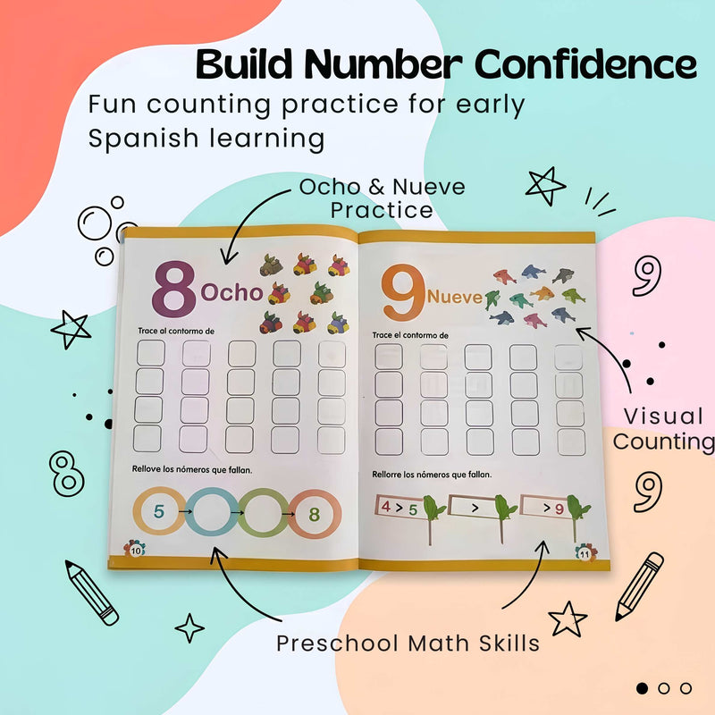 TibaToes™ Spanish NumberWorld Math Workbook