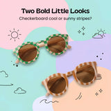 TibaToes Checker Sun Shades
