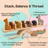 TibaToes™ Safari Balance & Threading Board