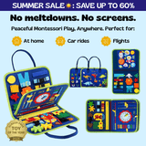 TibaToes™ Montessori Busy Board