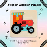 TibaToes™ Shape & Learn Wooden Puzzle