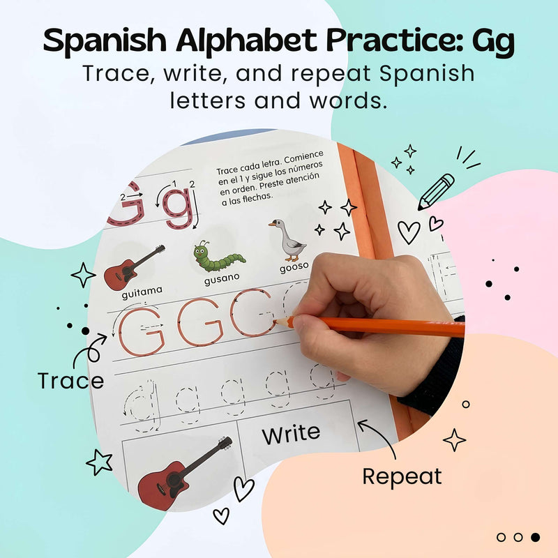 TibaToes™ Spanish ABC Writing Workbook