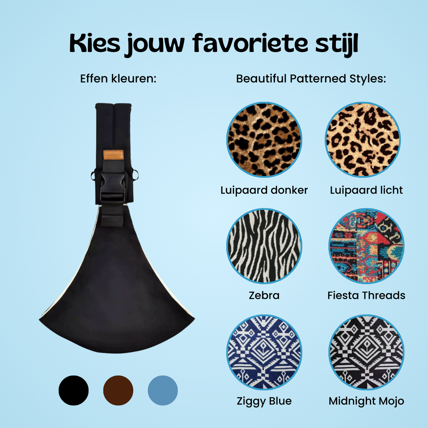 TibaToes™ TibaHug Draagzak