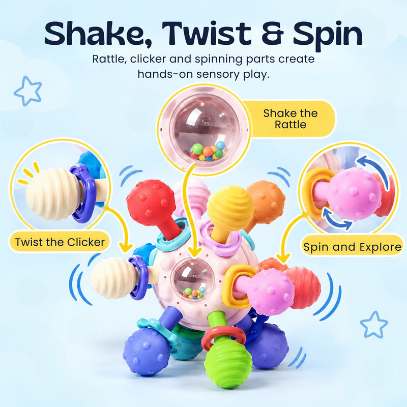 TibaToes™ Atomic Sensory Teether Ball