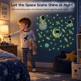 TibaToes™ Astronaut Night Glow Stickers