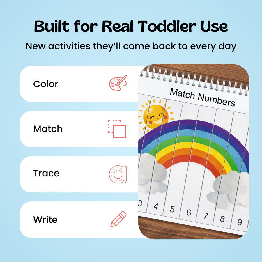 TibaToes™ Montessori Preschool Busy Book image 12