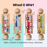 TibaToes™ Spin & Match Animal Friends