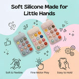 TibaToes™ Click & Calm Silicone Phone Teether